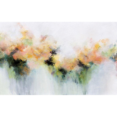 Warm Light Black Modern Wood Framed Art Print by Hale, Karen