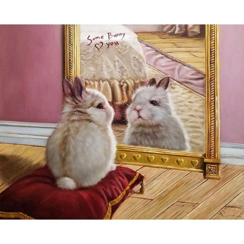 Youâ€™re Loved Gold Ornate Wood Framed Art Print with Double Matting by Heffernan, Lucia