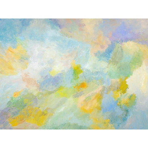 Sky Light Black Modern Wood Framed Art Print with Double Matting by Heller, Marsha