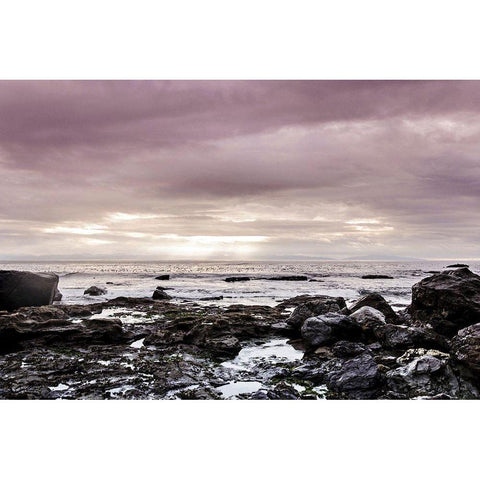 Spiritual Shores Gold Ornate Wood Framed Art Print with Double Matting by Henriksen, Jennifer