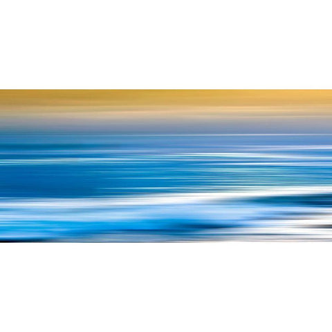 Monterey Sunrise Gold Ornate Wood Framed Art Print with Double Matting by Hile, Scott