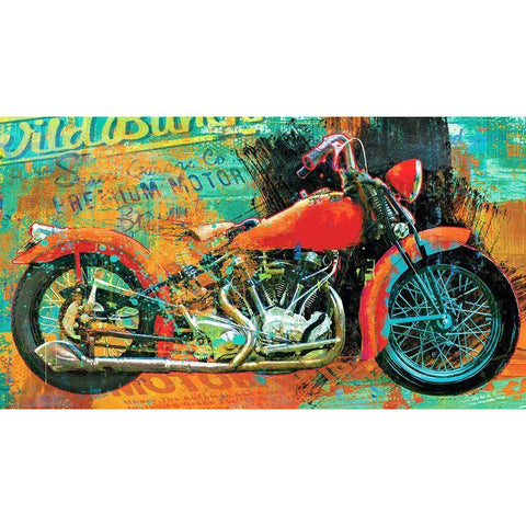 Hardtail Tangerine Gold Ornate Wood Framed Art Print with Double Matting by Hastings, Porter