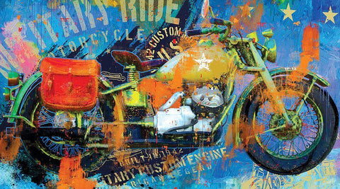 Spirit of 42 White Modern Wood Framed Art Print with Double Matting by Hastings, Porter