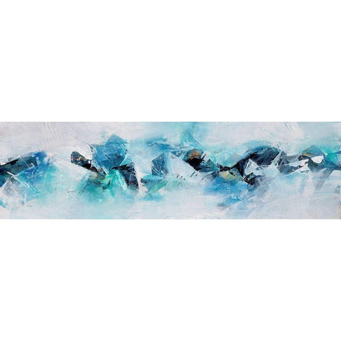 Frozen In Time White Modern Wood Framed Art Print by Hale, Karen