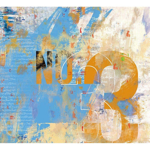 Motherwell No. 3 Black Modern Wood Framed Art Print with Double Matting by Hastings, Porter