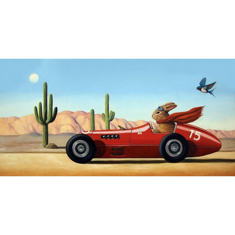 Road Trip 2 White Modern Wood Framed Art Print by Heffernan, Lucia