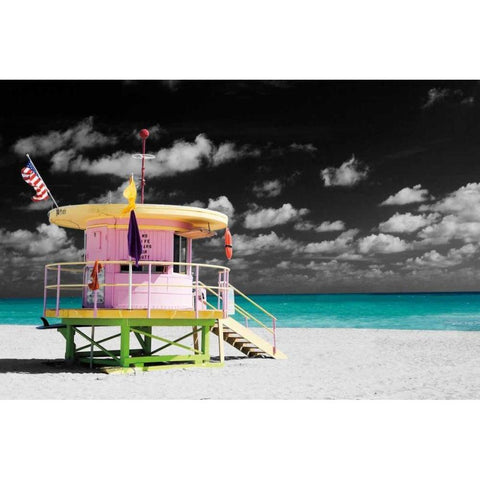 A Day at the Office Black Modern Wood Framed Art Print by Henderson, Scott