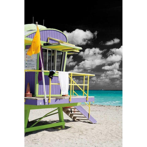 A Day at the Office 2 Black Modern Wood Framed Art Print with Double Matting by Henderson, Scott