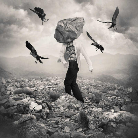 Battle Black Ornate Wood Framed Art Print with Double Matting by Ingberg, Tommy