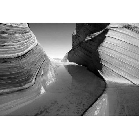 Sandstone Formation Gold Ornate Wood Framed Art Print with Double Matting by PhotoINC Studio