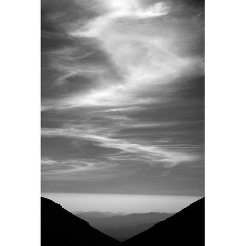 Heavens Above Black Modern Wood Framed Art Print by PhotoINC Studio