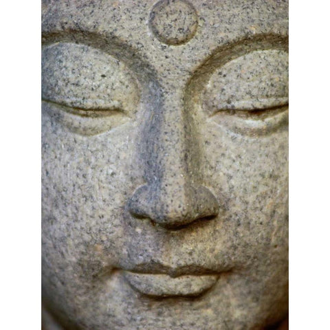 Buddha Gold Ornate Wood Framed Art Print with Double Matting by PhotoINC Studio