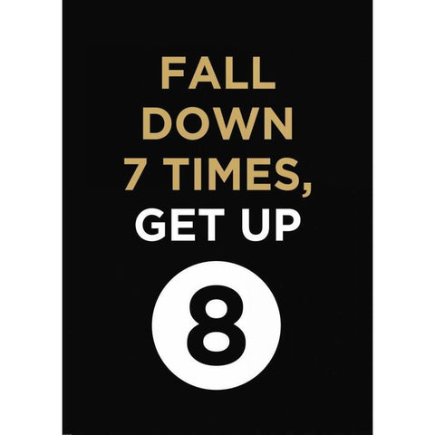 Fall Down Gold Ornate Wood Framed Art Print with Double Matting by GraphINC