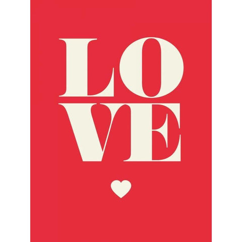 Love Gold Ornate Wood Framed Art Print with Double Matting by GraphINC