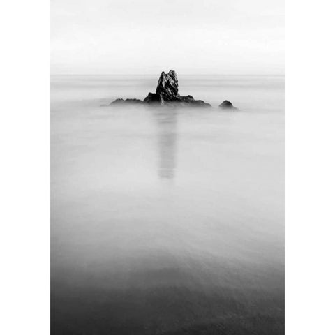 In the mist Black Modern Wood Framed Art Print with Double Matting by PhotoINC Studio