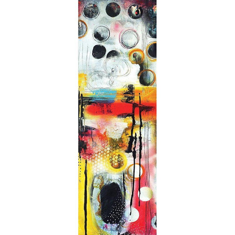 Abstract I White Modern Wood Framed Art Print by PhotoINC Studio