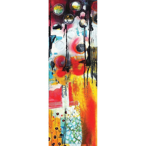 Abstract II Black Modern Wood Framed Art Print by PhotoINC Studio