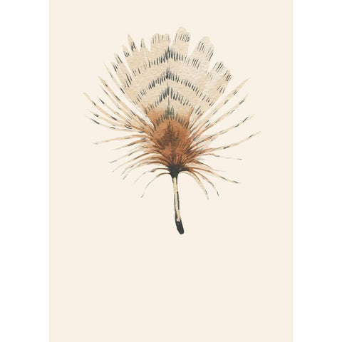 Feather 06 White Modern Wood Framed Art Print by Incado