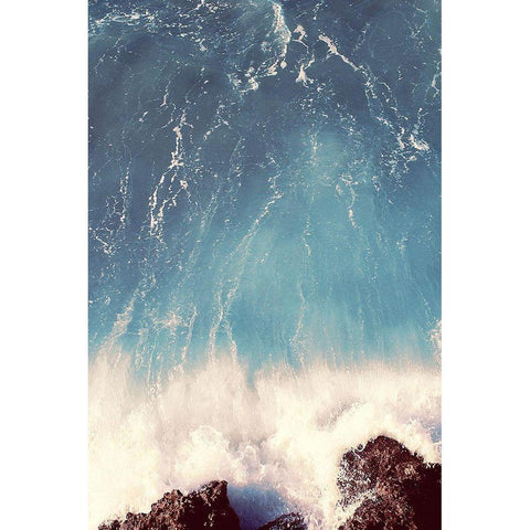 Meeting Point Black Modern Wood Framed Art Print with Double Matting by PhotoINC Studio