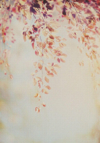 Fall II Black Ornate Wood Framed Art Print with Double Matting by PhotoINC Studio