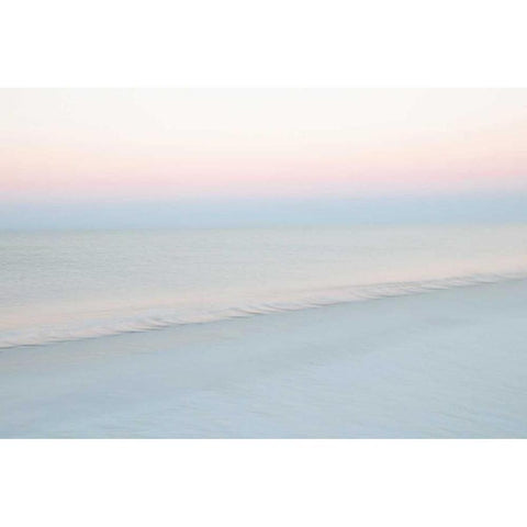 Crescent Beach #9 Black Modern Wood Framed Art Print with Double Matting by Juracek, John