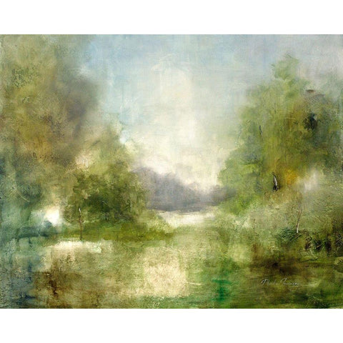 Our Sunday Hike Black Modern Wood Framed Art Print by Jennings, J Austin