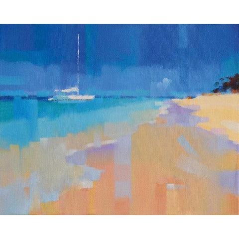 Sound of Paradise Black Modern Wood Framed Art Print by Krioutchkov, Alex Hook