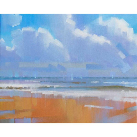 Playa 15 Gold Ornate Wood Framed Art Print with Double Matting by Krioutchkov, Alex Hook