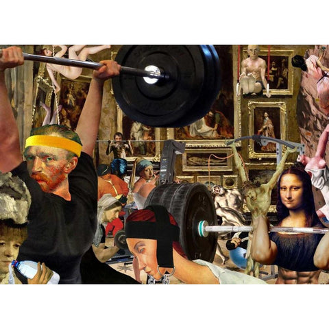 Pumping Oil Black Modern Wood Framed Art Print with Double Matting by Kite, Barry