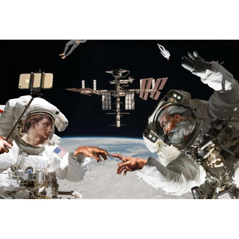 Photo Op White Modern Wood Framed Art Print by Kite, Barry