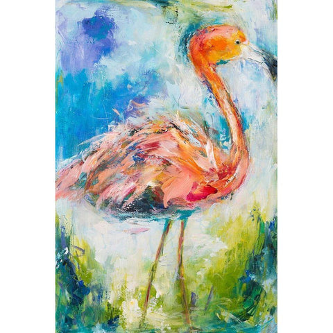Pretty in Pink No. 2 White Modern Wood Framed Art Print by Koelman, Hilma