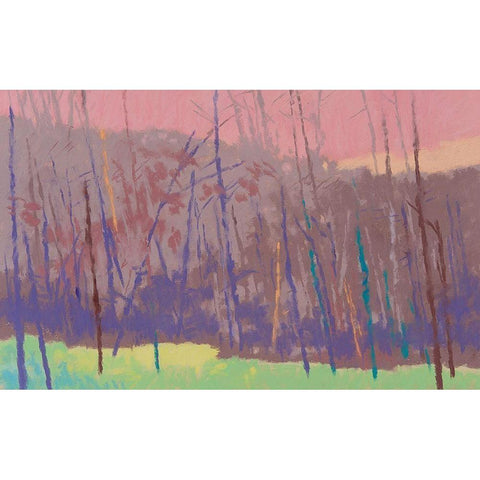 Early Morning Black Modern Wood Framed Art Print by Kelly, Mike