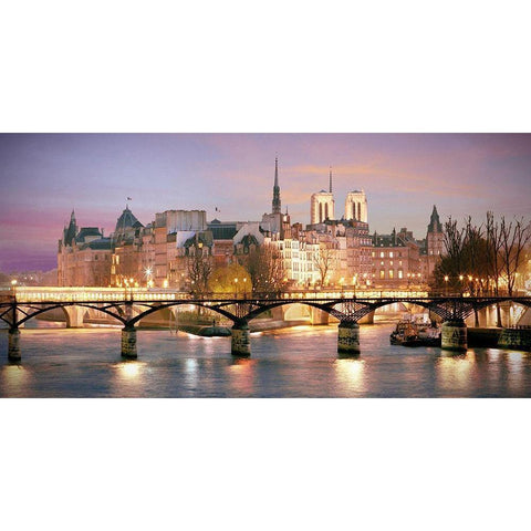 Paris No. 501 Black Modern Wood Framed Art Print by Klug, Alan