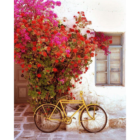 Paros, Greece Black Modern Wood Framed Art Print with Double Matting by Klug, Alan