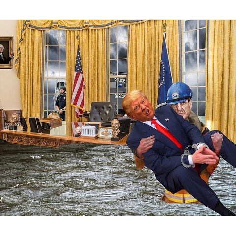 The Calm after the Storm Gold Ornate Wood Framed Art Print with Double Matting by Kite, Barry