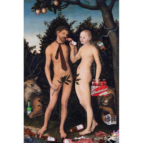 The Fall Black Modern Wood Framed Art Print by Kite, Barry