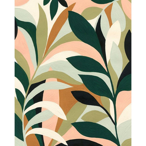 Canopy of Palms Black Modern Wood Framed Art Print by Kopcik, Emily