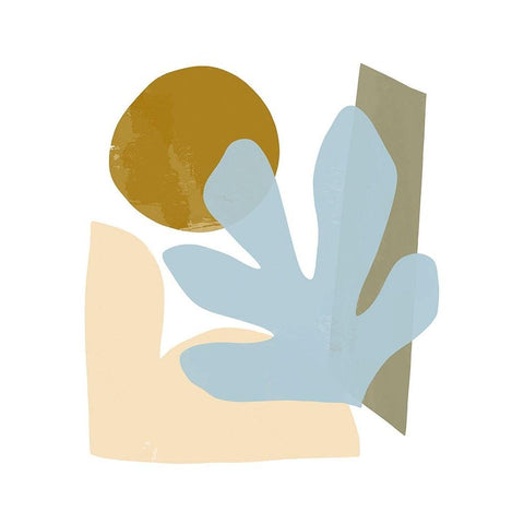 Sky and Sand Gold Ornate Wood Framed Art Print with Double Matting by Kopcik, Emily