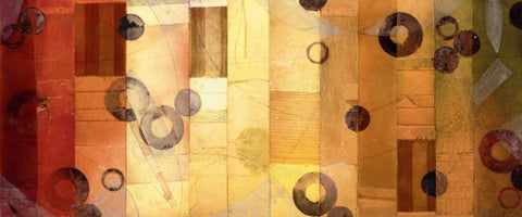 Of This World No. 8 White Modern Wood Framed Art Print with Double Matting by Koury, Aleah