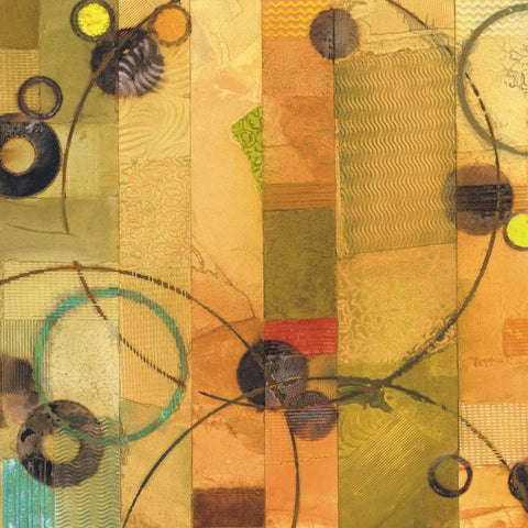 Of This World No. 14 White Modern Wood Framed Art Print with Double Matting by Koury, Aleah