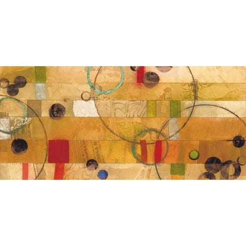 Of This World No. 16 Black Modern Wood Framed Art Print with Double Matting by Koury, Aleah