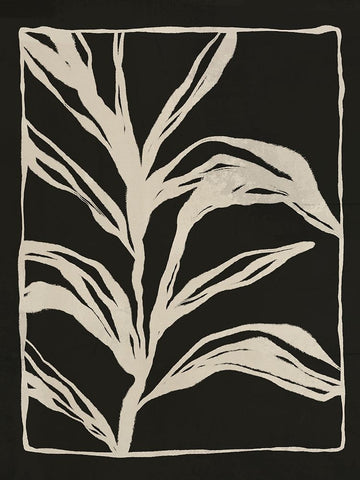 Garden Black Modern Wood Framed Art Print by LivinLi