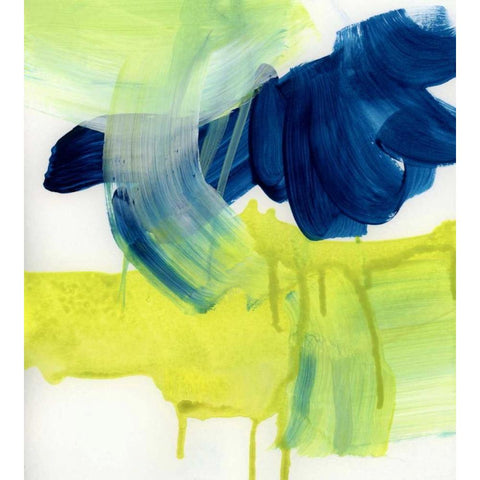 Alla Prima 3 White Modern Wood Framed Art Print by Lehnhardt, Iris