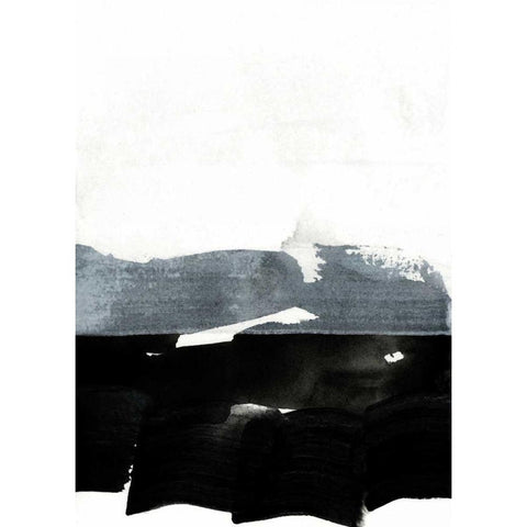 BW 02 Black Modern Wood Framed Art Print with Double Matting by Lehnhardt, Iris