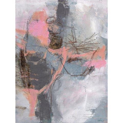 Holiday Mind Black Modern Wood Framed Art Print with Double Matting by Leslie, Carole