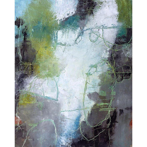 A Day On The River White Modern Wood Framed Art Print by Leslie, Carole