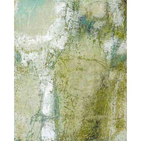 The Other Side Of The Mountain Black Modern Wood Framed Art Print with Double Matting by Leslie, Carole