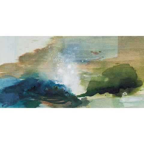 Mermaid Pool White Modern Wood Framed Art Print by Leaver, Tara
