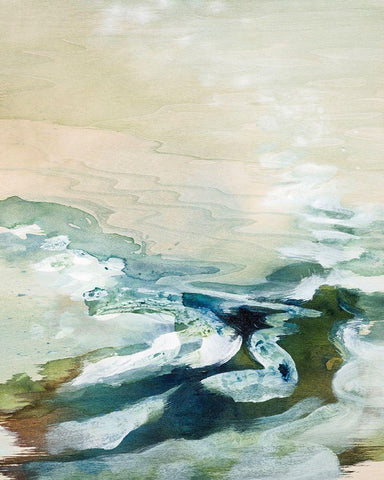 The Sound The Sea Makes Black Ornate Wood Framed Art Print with Double Matting by Leaver, Tara