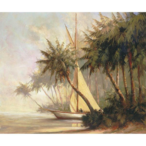 Leaving Out White Modern Wood Framed Art Print by Malarz